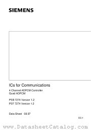 PEB7274-HV1.2 datasheet pdf Infineon