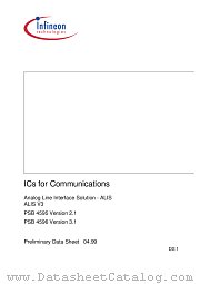 PSB4595-RV3.1 datasheet pdf Infineon