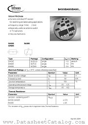 BA885 datasheet pdf Infineon