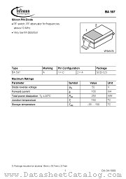 BA597 datasheet pdf Infineon