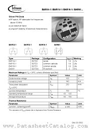 BAR15-1 datasheet pdf Infineon