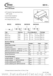 BAR63 datasheet pdf Infineon