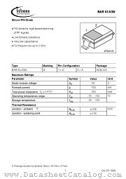 BAR63-03W datasheet pdf Infineon