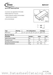 BAR65-07 datasheet pdf Infineon