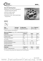 BAR81W datasheet pdf Infineon