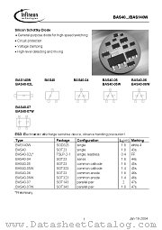 BAS40-06W datasheet pdf Infineon