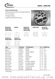 BAS70-02L datasheet pdf Infineon