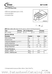 BAT14-03W datasheet pdf Infineon