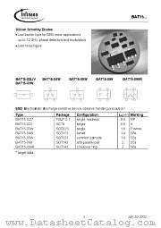 BAT15-099 datasheet pdf Infineon