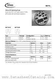 BAT18-05 datasheet pdf Infineon