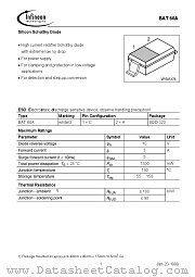 BAT60A datasheet pdf Infineon