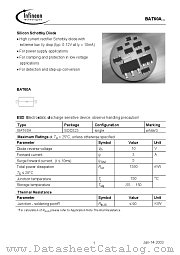 BAT60A datasheet pdf Infineon