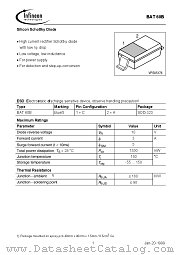 BAT60B datasheet pdf Infineon