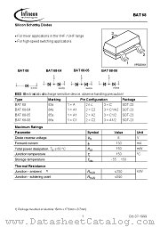 BAT68 datasheet pdf Infineon