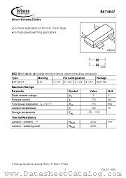BAT68-07 datasheet pdf Infineon