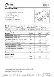 BAT70-05 datasheet pdf Infineon