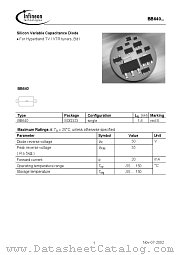 BB640 datasheet pdf Infineon