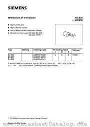 BC635 datasheet pdf Infineon