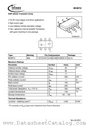BC807U datasheet pdf Infineon