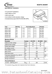 BC807-25W datasheet pdf Infineon