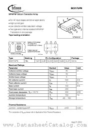 BC817UPN datasheet pdf Infineon