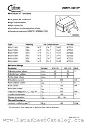 BC817-16W datasheet pdf Infineon