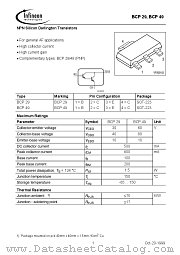 BCP29 datasheet pdf Infineon