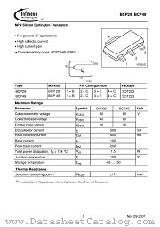BCP49 datasheet pdf Infineon