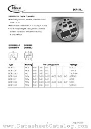 BCR133U datasheet pdf Infineon