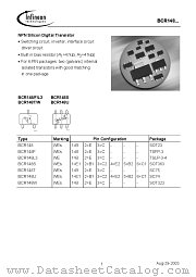 BCR148 datasheet pdf Infineon