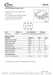 BCR169S datasheet pdf Infineon