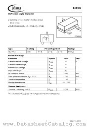 BCR562 datasheet pdf Infineon