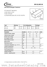 BCV28 datasheet pdf Infineon