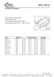 BCX52 datasheet pdf Infineon