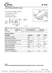 BF1009S datasheet pdf Infineon