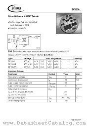 BF2030W datasheet pdf Infineon