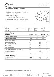 BFN17 datasheet pdf Infineon