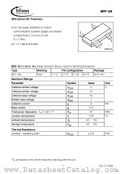 BFP180 datasheet pdf Infineon