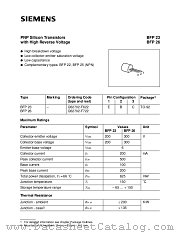 BFP26 datasheet pdf Infineon