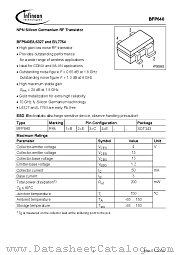 BFP640 datasheet pdf Infineon