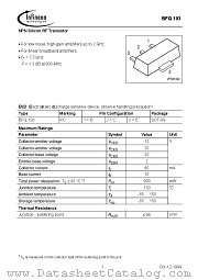 BFQ193 datasheet pdf Infineon