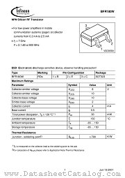 BFR180W datasheet pdf Infineon
