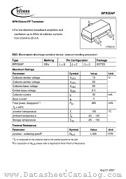 BFR35AP datasheet pdf Infineon
