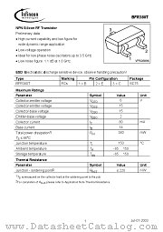 BFR380T datasheet pdf Infineon