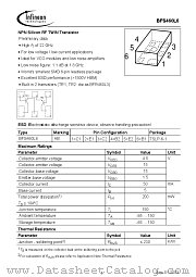 BFS460L6E6327 datasheet pdf Infineon