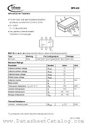 BFS482 datasheet pdf Infineon