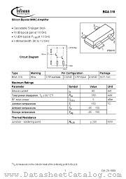 BGA318 datasheet pdf Infineon