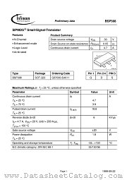 BSP308E6327 datasheet pdf Infineon