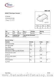 BSS145E6327 datasheet pdf Infineon