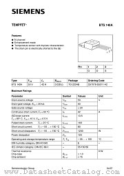 BTS140-AE3045A datasheet pdf Infineon